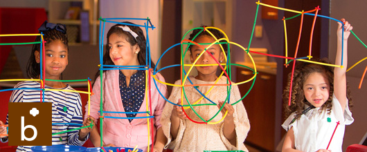 hero_brownie 4 Brownies holding structures made of straws