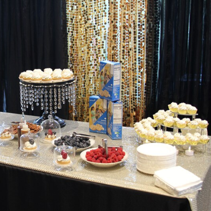 Cookie inspired pastry display
